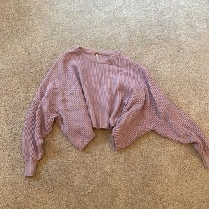 Free people purple sweater